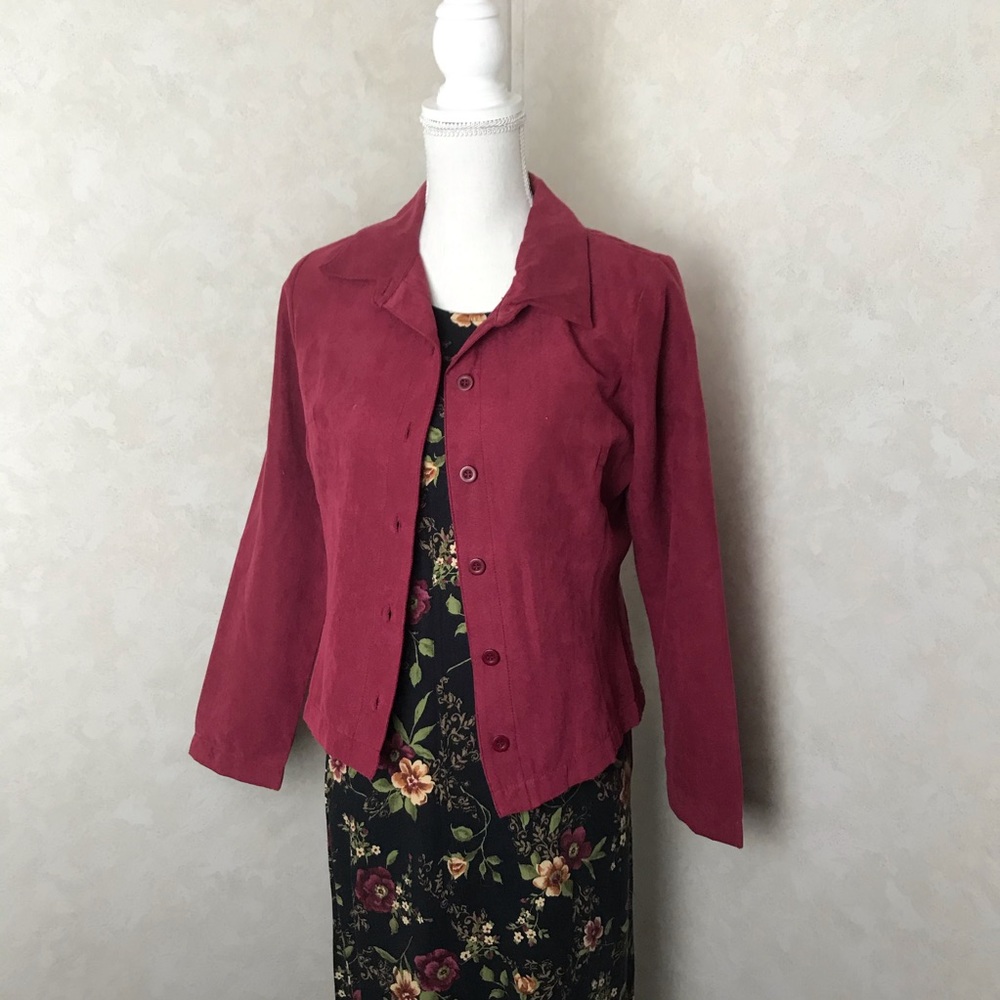 Victoria Holley 2 pc Dress w/Red jacket